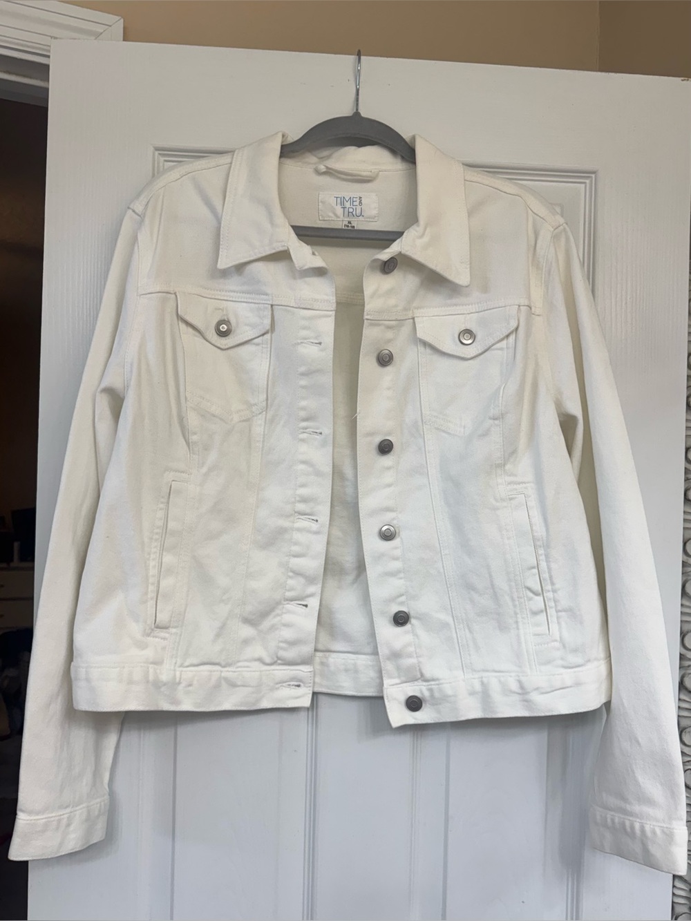 White Denim Jacket XL